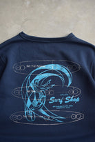 O'Neill Surfwear Navy Graphic Crewneck — 1990s (L) - Retrospective Store