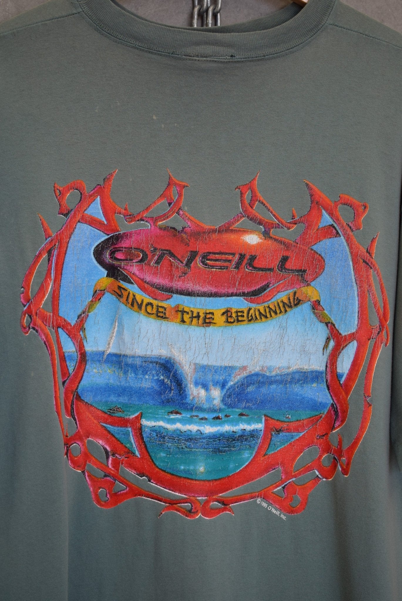 【美品】Vintage TOLI 1995-96 Fabric Archive O'Neill Surfwear Tee — 1995 (L/XL) – Retrospective Store