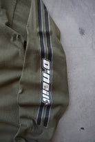 O'Neill USA Surfwear Green Long Sleeve Spellout Tee — 1990s (L) - Retrospective Store