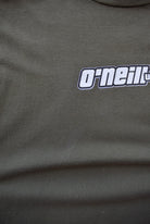 O'Neill USA Surfwear Green Long Sleeve Spellout Tee — 1990s (L) - Retrospective Store