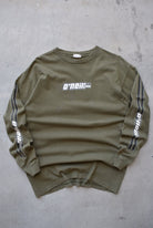 O'Neill USA Surfwear Green Long Sleeve Spellout Tee — 1990s (L) - Retrospective Store