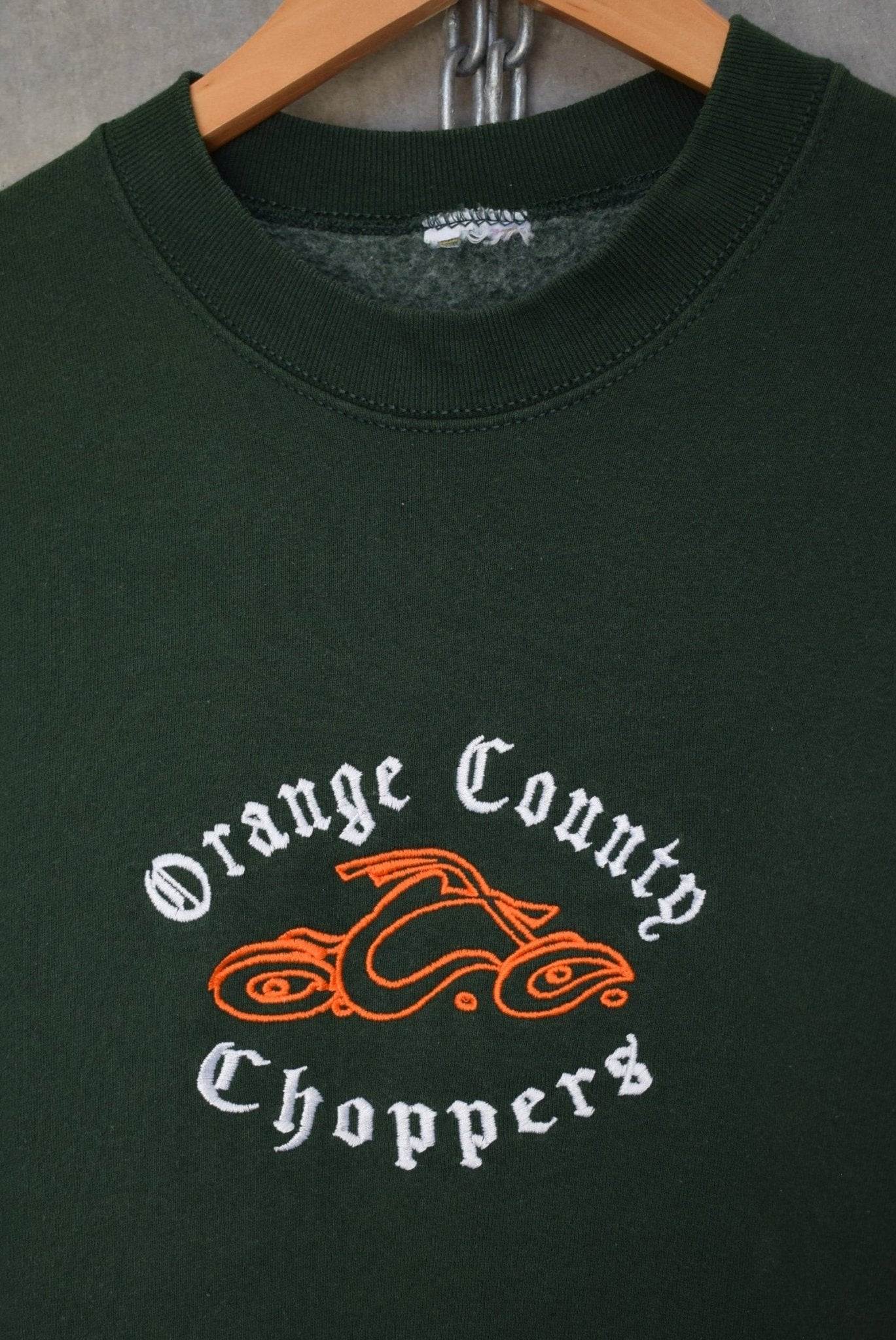 Orange County Choppers Embroidered Crewneck — 2000s (M/L) - Retrospective Store
