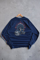 Orange County Choppers Navy Long Sleeve Tee — 2000s (XL) - Retrospective Store