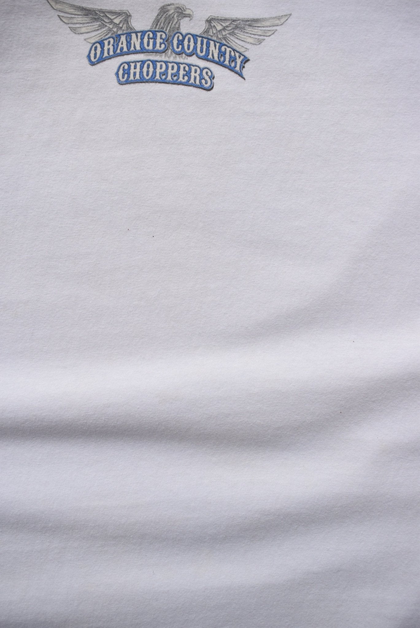 Orange County Choppers White Long Sleeve Graphic Tee — 2000s (M) - Retrospective Store