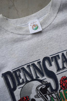 Penn State University Football Grey Graphic Crewneck — 1995 (M) - Retrospective Store