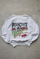 Penn State University Football Grey Graphic Crewneck — 1995 (M) - Retrospective Store