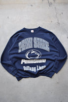 Penn State University Navy Graphic Crewneck — 1990s (XXL) - Retrospective Store