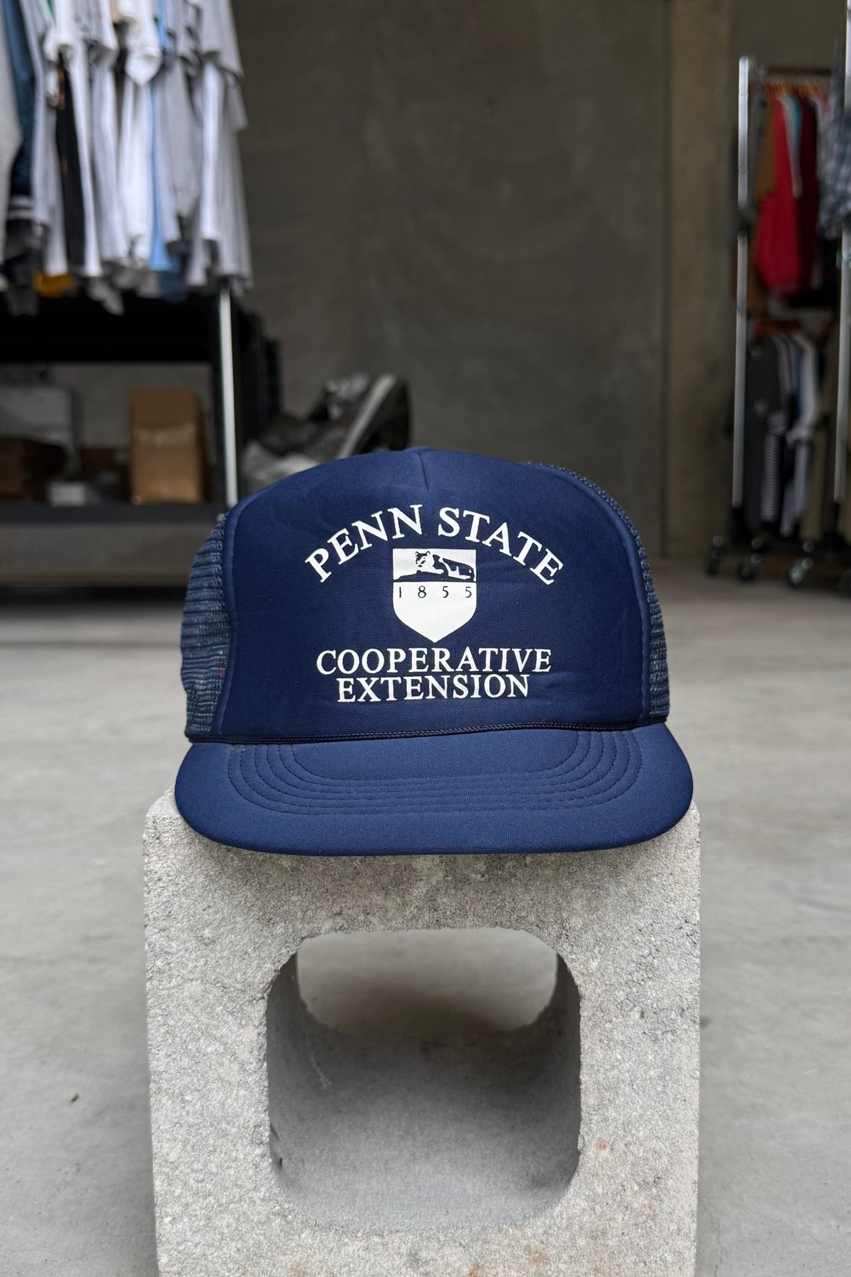 Penn State University Navy Hat — 2000s - Retrospective Store