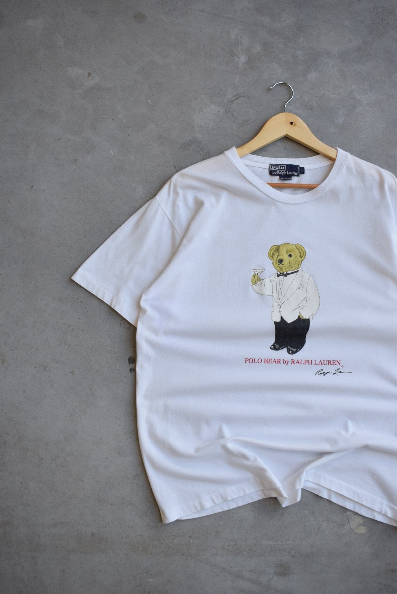 Polo Bear Ralph Lauren Tee — 1990s (L) - Retrospective Store
