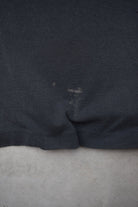 Polo Jeans Co. Ralph Lauren Black Embroidered Spellout Polo — 1990s (L) - Retrospective Store