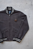 Polo Ralph Lauren Black Embroidered Jacket — 1990s (M) - Retrospective Store