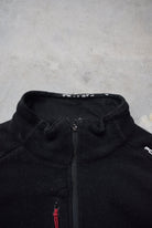 Polo Ralph Lauren Black Embroidered Jacket — 1990s (M) - Retrospective Store