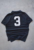 Polo Ralph Lauren Black Embroidered Polo — 1990s (L) - Retrospective Store