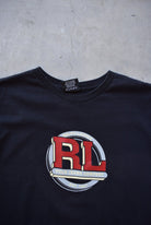 Polo Ralph Lauren Black Long Sleeve Spellout Tee — 2000s (L/XL) - Retrospective Store