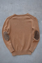Polo Ralph Lauren Brown Embroidered Logo Knit — 1990s (XS) - Retrospective Store