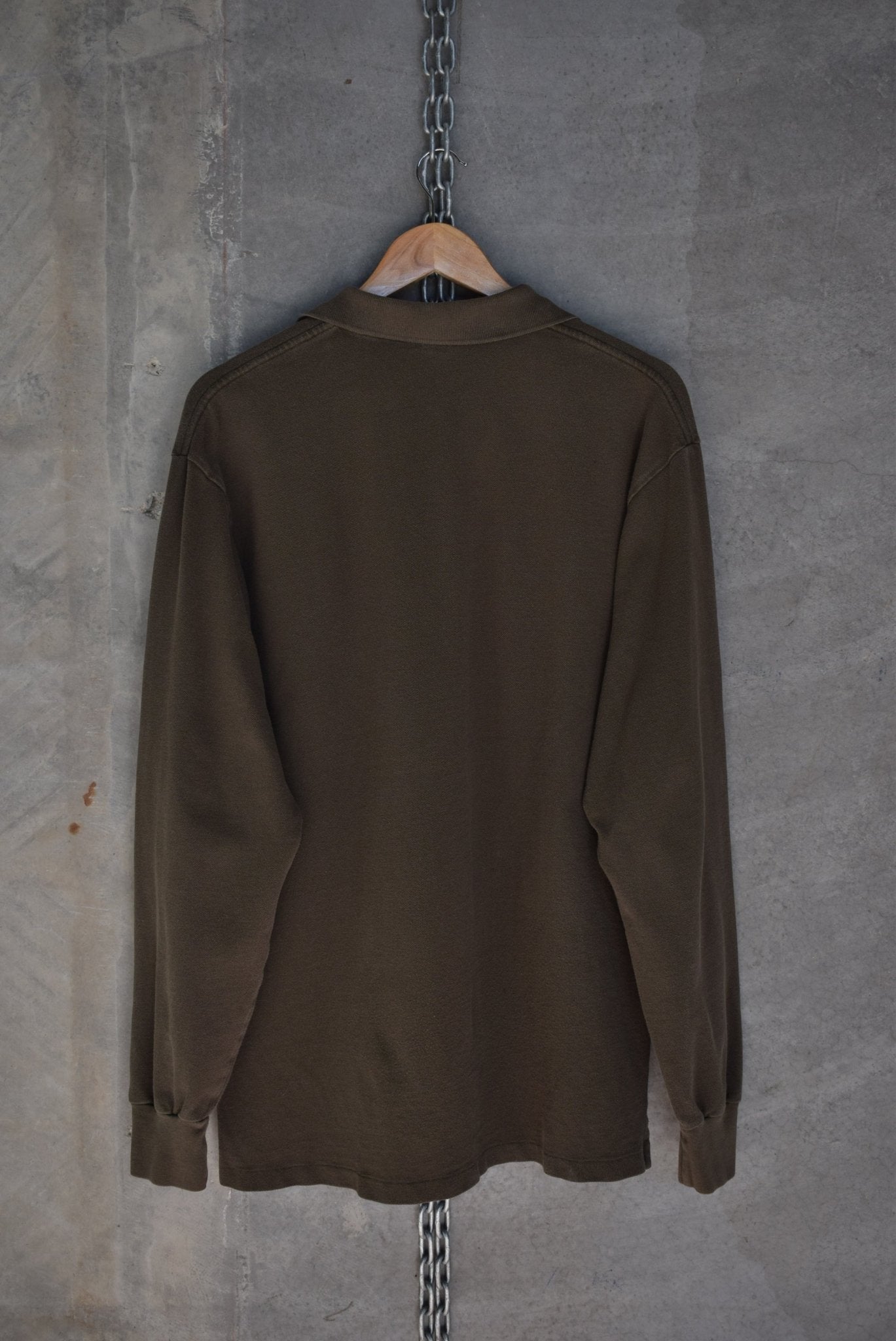 Polo Ralph Lauren Classic Logo Embroidered Polo — 1990s (L/XL) - Retrospective Store