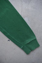Polo Ralph Lauren Green Embroidered Logo Quarter Zip — 1990s (M) - Retrospective Store