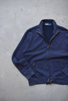 Polo Ralph Lauren Navy Jacket — 1990s (L) - Retrospective Store