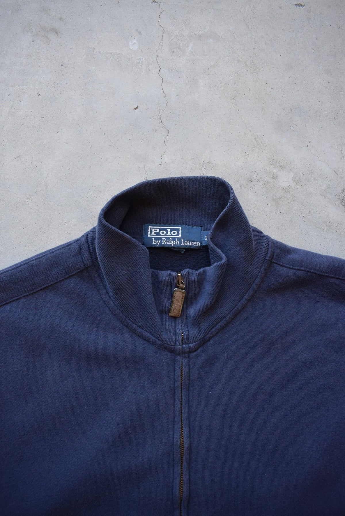 Polo Ralph Lauren Navy Jacket — 1990s (L) - Retrospective Store