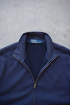 Polo Ralph Lauren Navy Jacket — 1990s (L) - Retrospective Store