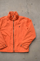 Polo Ralph Lauren Orange Embroidered Logo Heavyweight Jacket — 1990s (L) - Retrospective Store