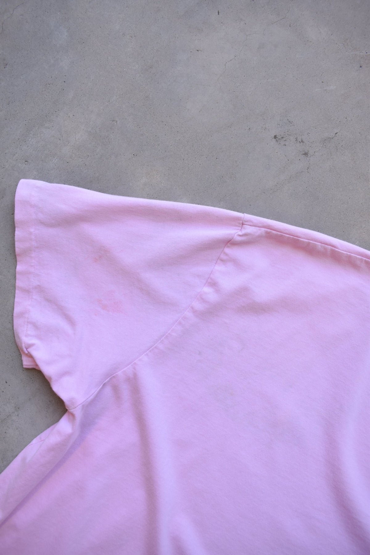 Polo Ralph Lauren Pink Embroidered Logo Tee — 1990s (L) - Retrospective Store