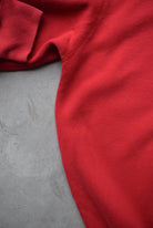 Polo Ralph Lauren Red Embroidered Hoodie — 1990s (L) - Retrospective Store