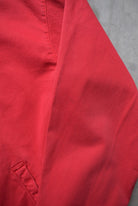 Polo Ralph Lauren Red Embroidered Logo Harrington Jacket — 1990s (XL) - Retrospective Store