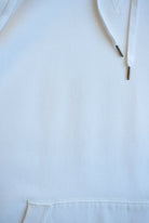 Polo Ralph Lauren White Embroidered Logo Hoodie — 2000s (M) - Retrospective Store
