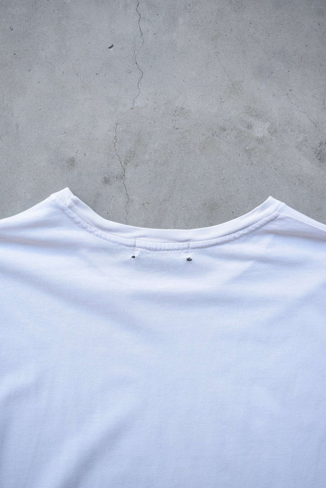 Polo Ralph Lauren White Spellout Tee — 1990s (L) - Retrospective Store
