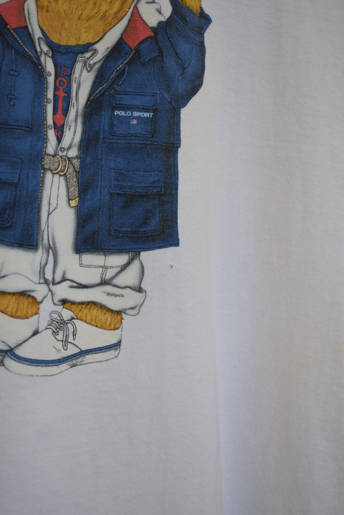 Polo Sport Ralph Lauren Bear Tee — 1990s (XL) - Retrospective Store