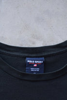 Polo Sport Ralph Lauren Black Long Sleeve Tee — 1990s (L) - Retrospective Store