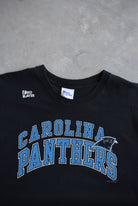 Pro Player x NFL Carolina Panthers Black Tee — 1996 (L) - Retrospective Store