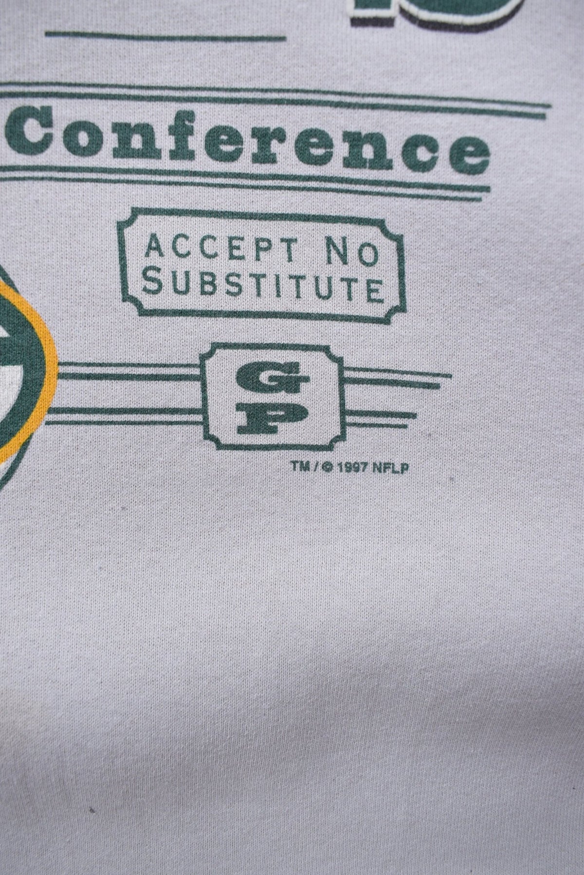 Pro-Player x NFL Green Bay Packers Cream Crewneck — 1997 (M/L) - Retrospective Store