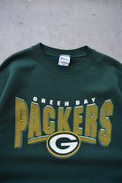 Pro-Player x NFL Green Bay Packers Green Graphic Crewneck — 1990s (XXL) - Retrospective Store