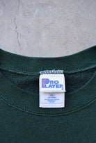 Pro-Player x NFL Green Bay Packers Green Graphic Crewneck — 1990s (XXL) - Retrospective Store