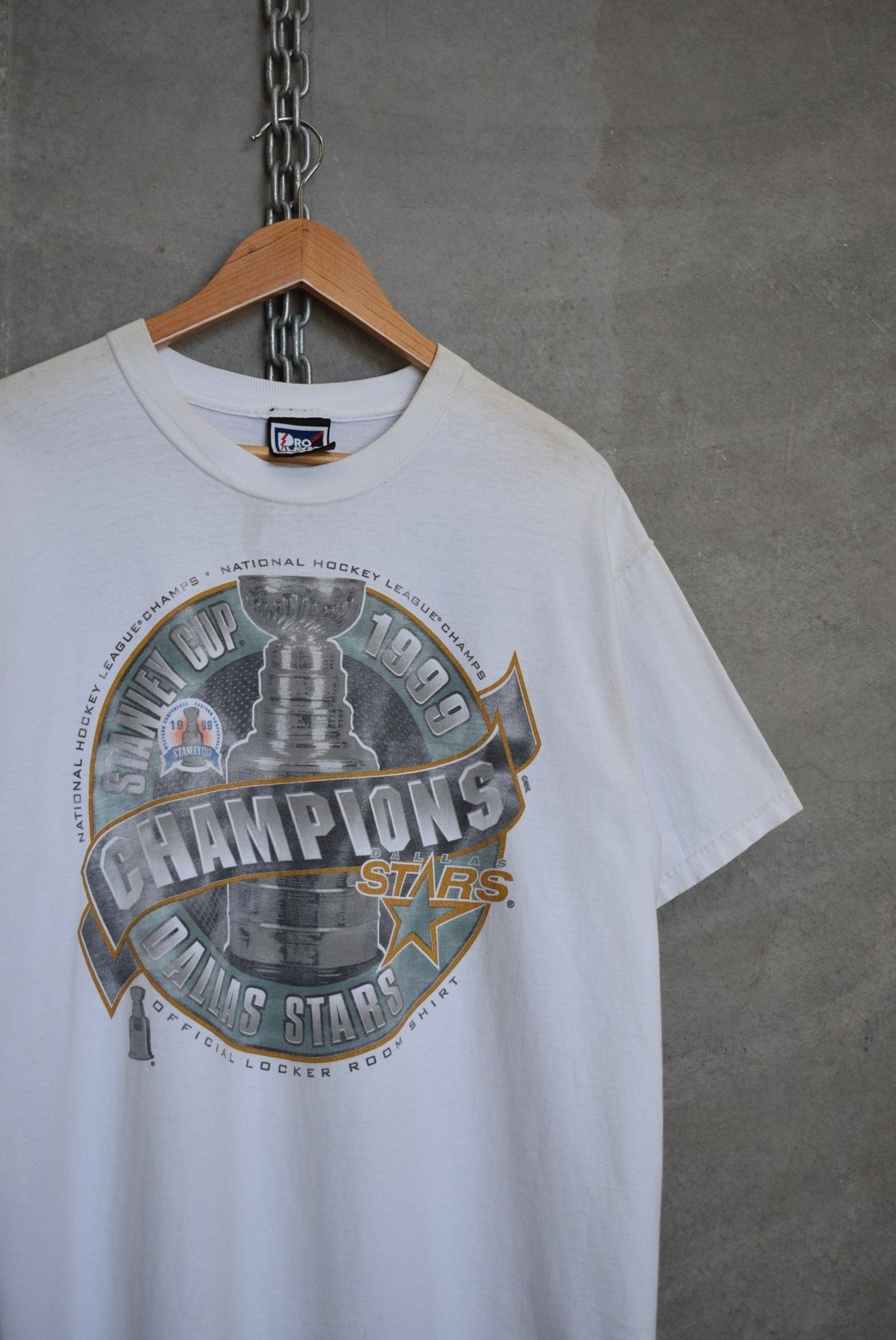 Pro Player x NHL Dallas Stars Champions Tee — 1999 (L) - Retrospective Store
