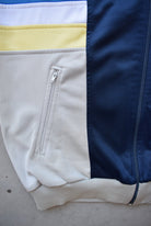 Puma Blue & Grey Embroidered Logo Jacket — 1980s (M) - Retrospective Store