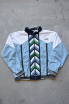 Puma White & Blue Embroidered Jacket — 1990s (L) - Retrospective Store