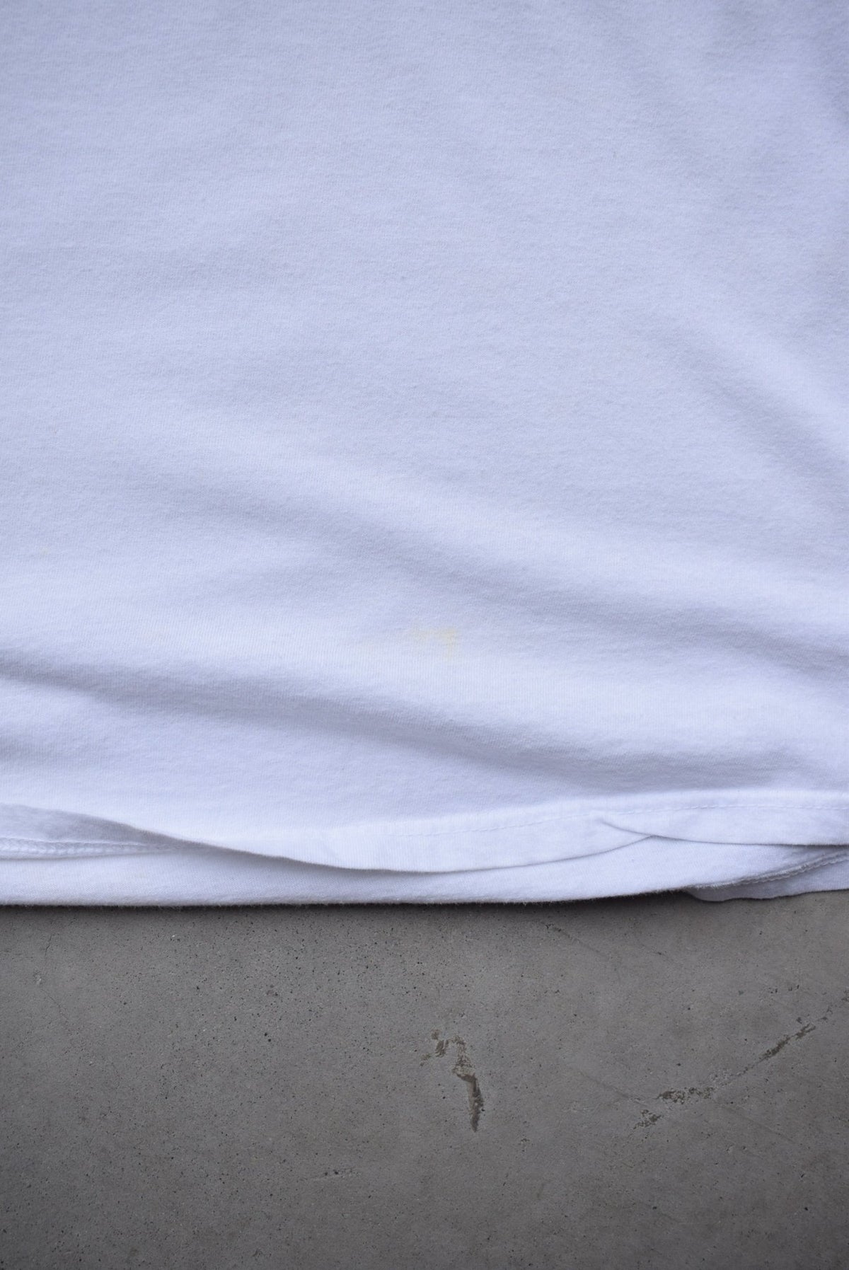 Puma White Graphic Tee — 1990 (L) - Retrospective Store