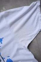 Puma White Graphic Tee — 1990 (L) - Retrospective Store