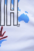 Puma White Graphic Tee — 1990 (L) - Retrospective Store