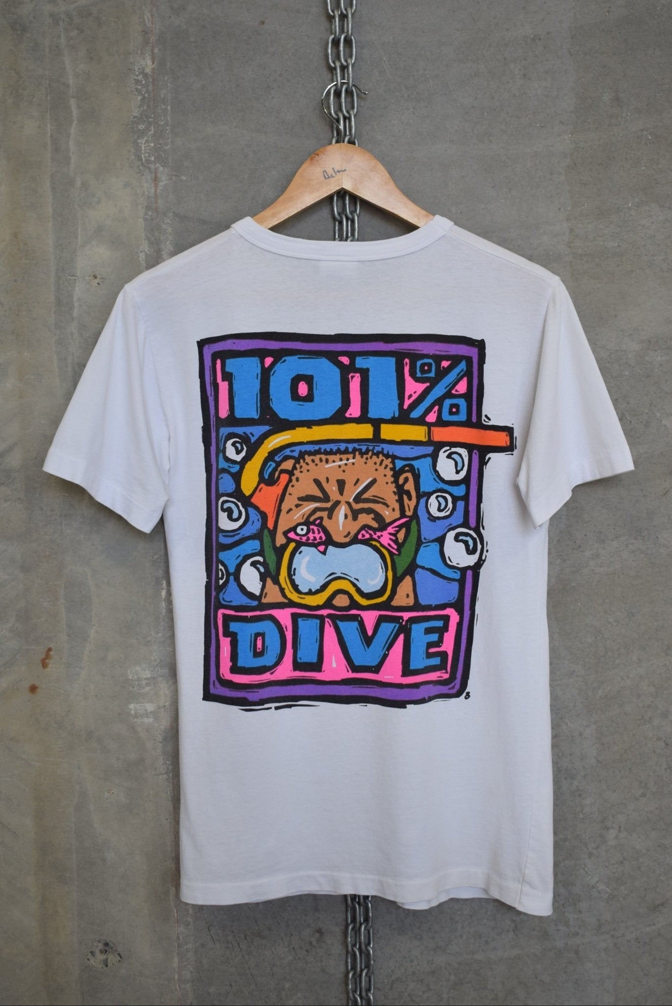 Quicksilver Dive Port Douglas Tee — 1990s (S) - Retrospective Store