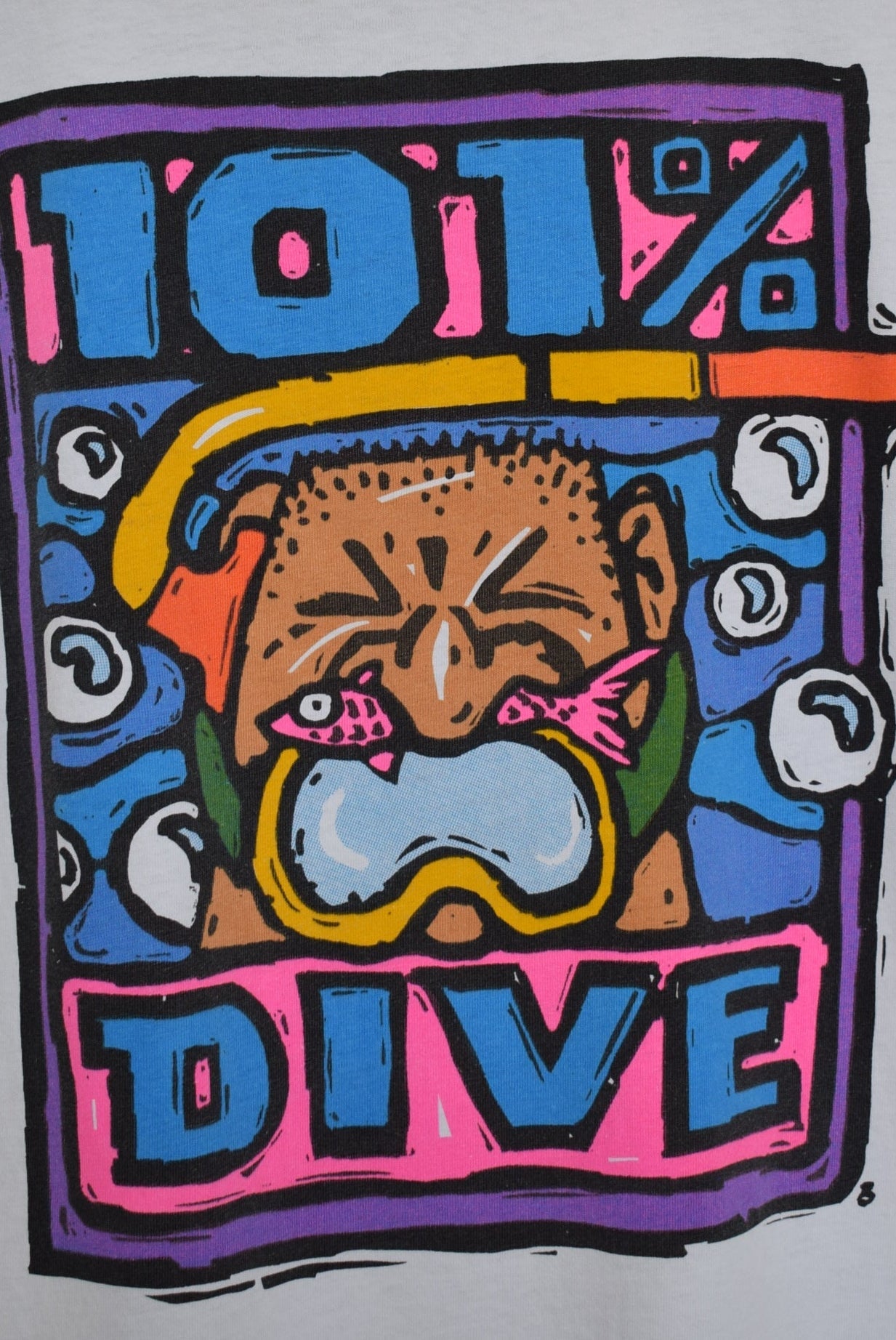 Quicksilver Dive Port Douglas Tee — 1990s (S) - Retrospective Store