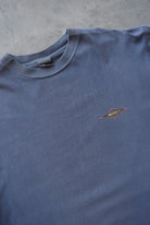 Quiksilver Blue Graphic Tee — 1990s (L/XL) - Retrospective Store