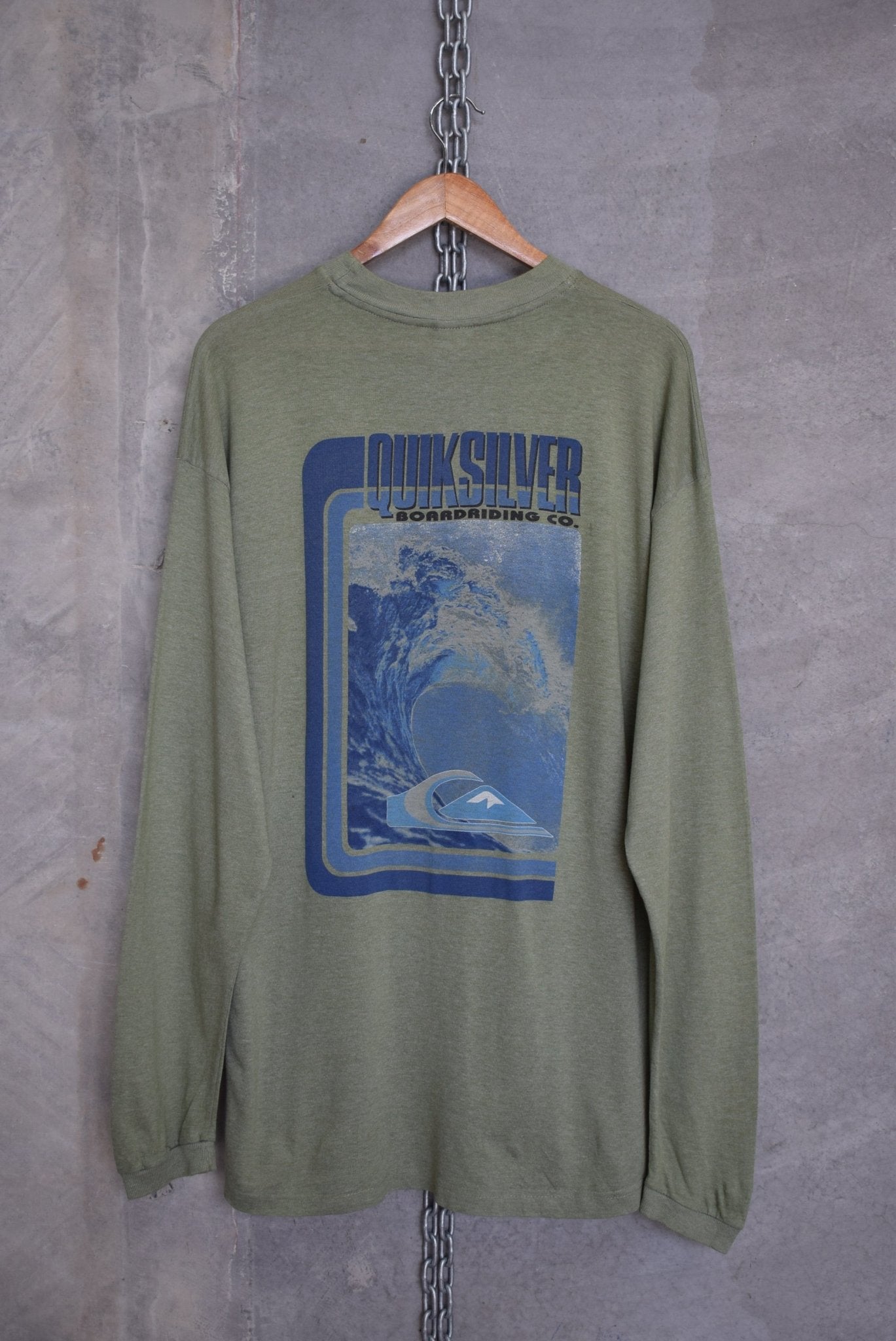 Quiksilver Boardriding Co. Long Sleeve Tee — 1990s (L/XL) - Retrospective Store