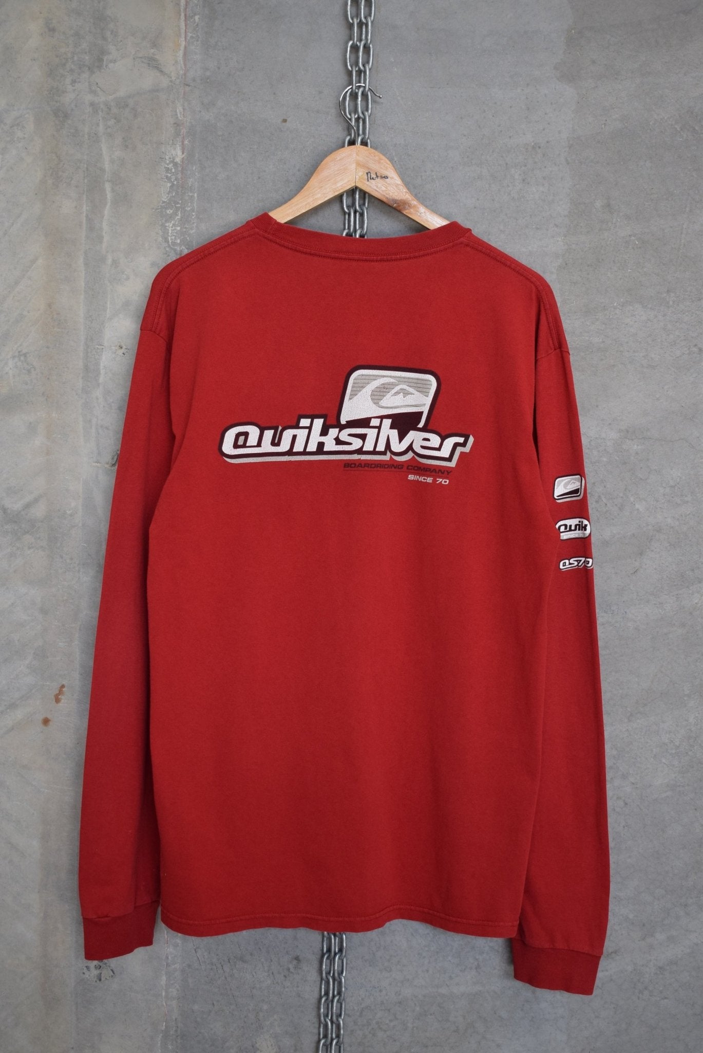 Quiksilver Boardriding Co. Long Sleeve Tee — 2000s (L) - Retrospective Store