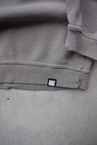 Quiksilver Grey Spellout Crewneck — 1990s (M) - Retrospective Store