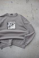 Quiksilver Grey Spellout Crewneck — 1990s (M) - Retrospective Store