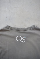 Quiksilver Grey Spellout Tee — 2000s (M) - Retrospective Store
